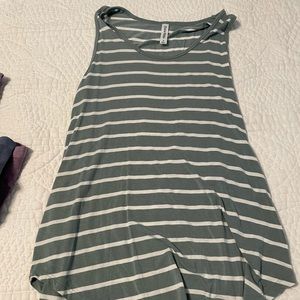 Soft flowy striped tank top!